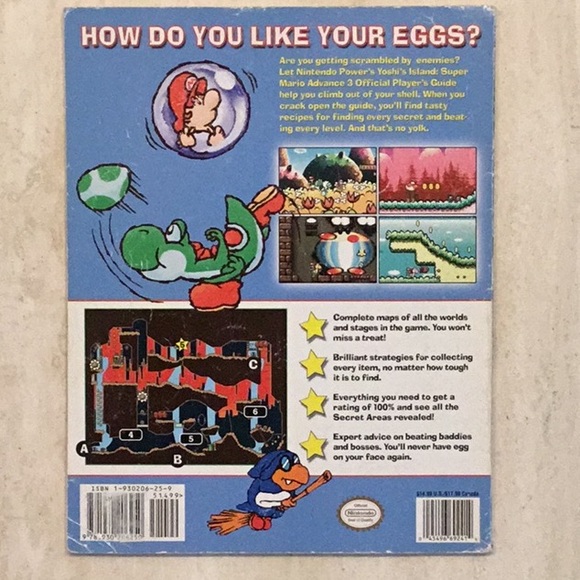 Yoshi’s Island Super Mario Advance 3 Strategy Guide For Nintendo Gameboy Advance - Picture 7 of 9